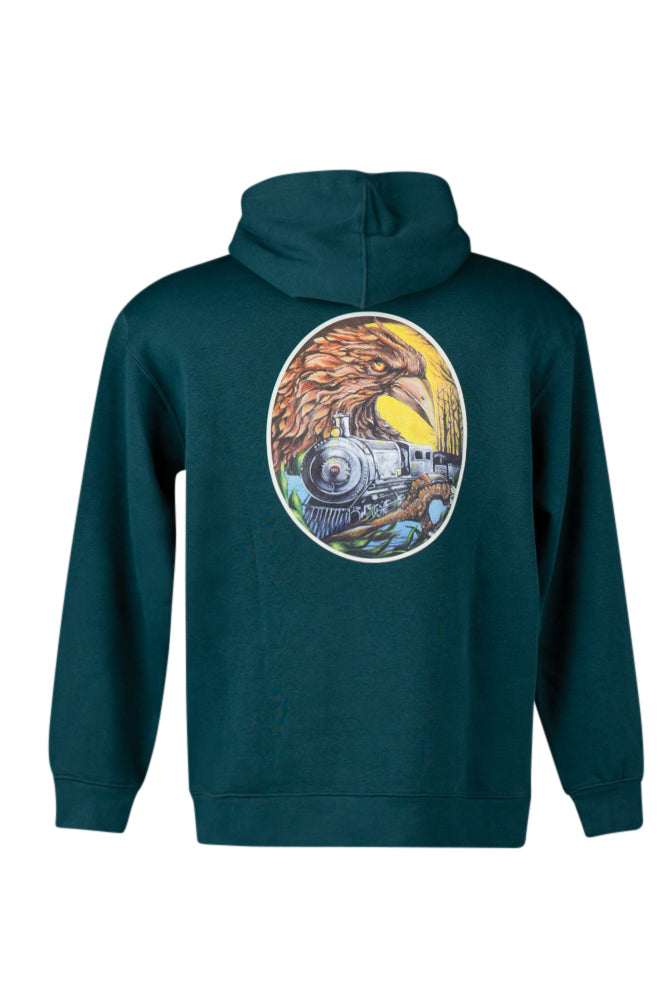1883 Train Hoodie - Dark Sea