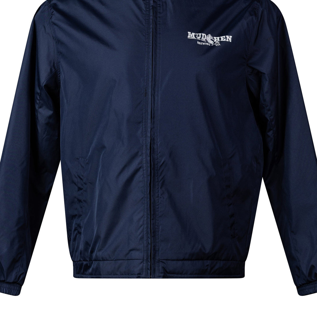 Coastal Windbreaker – Navy, closeup