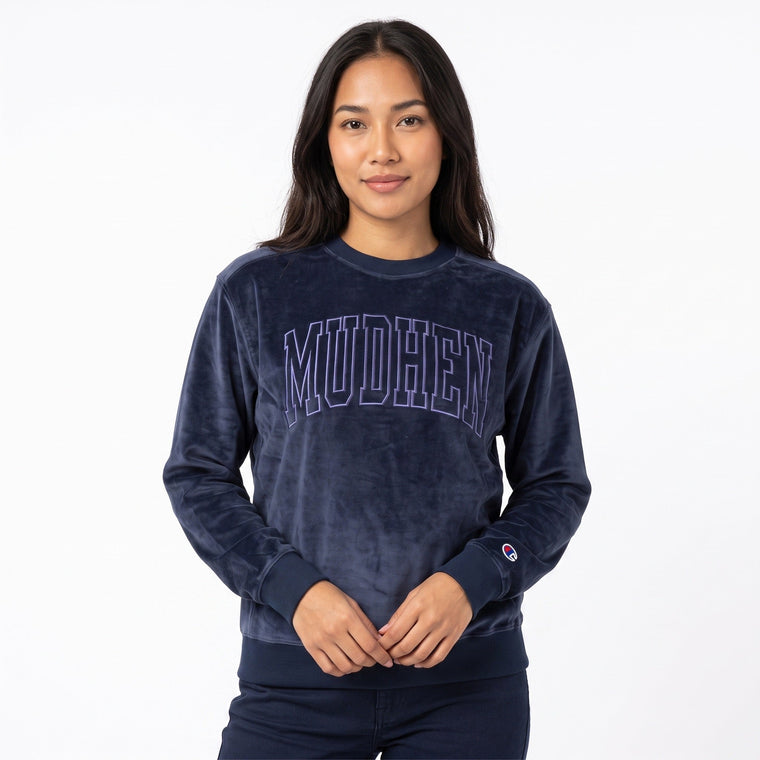 Corded Crewneck - Navy