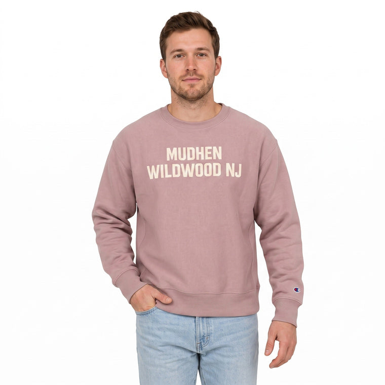 Fleece Crewneck Sweatshirt - Dusty Rose