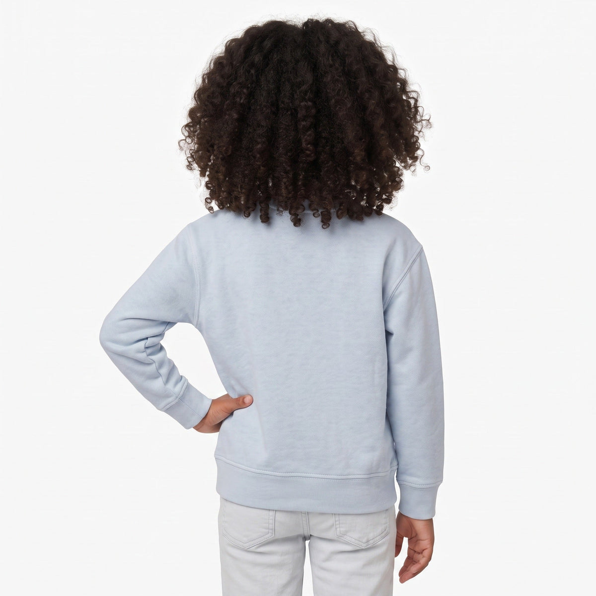 Kids Light Blue MudHen Crewneck Sweatshirt, back