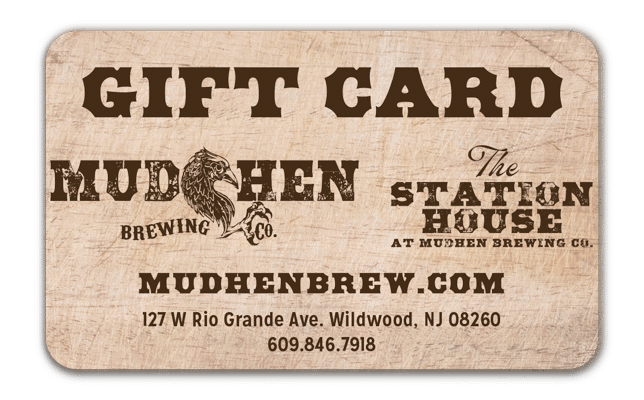 MudHen physical gift card