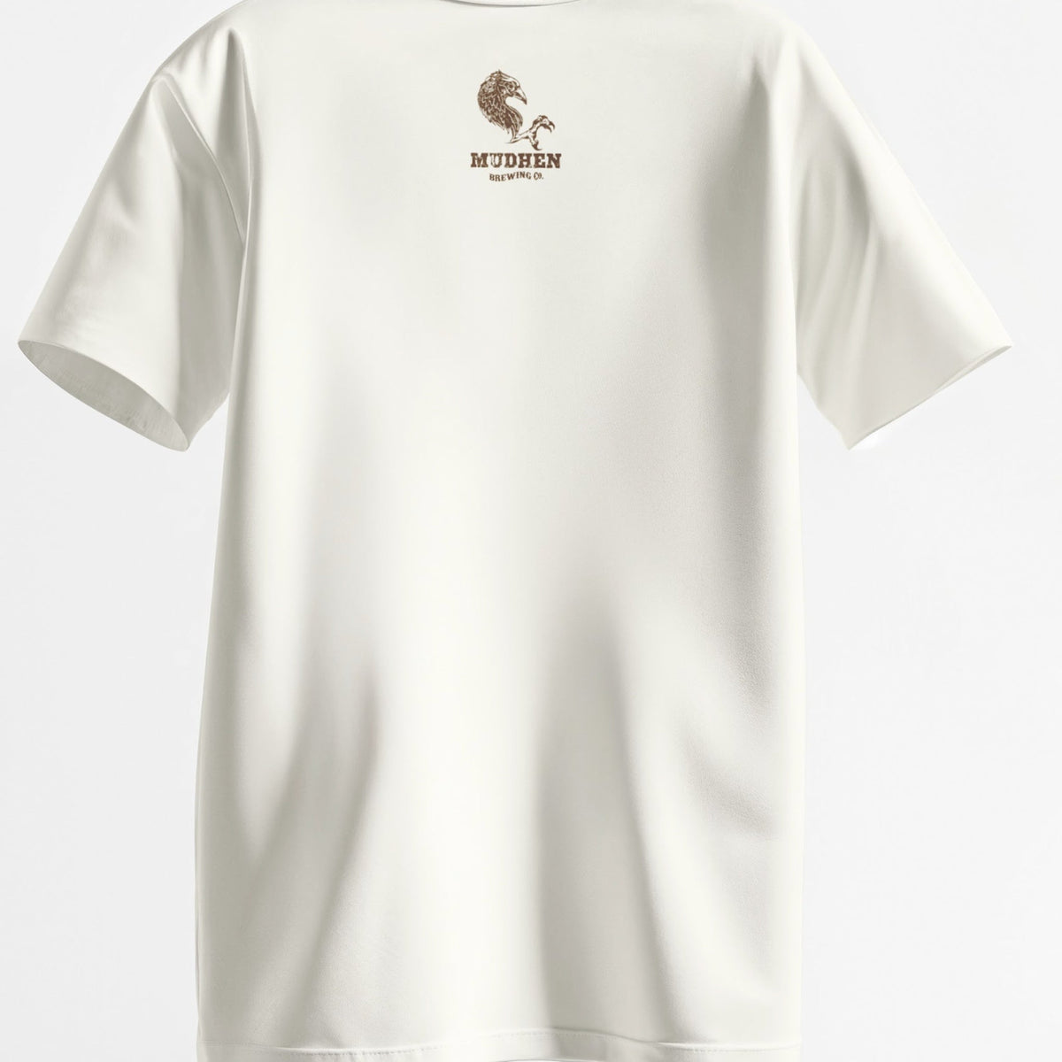 MudHen Tap Handle Tee — Cream, closeup