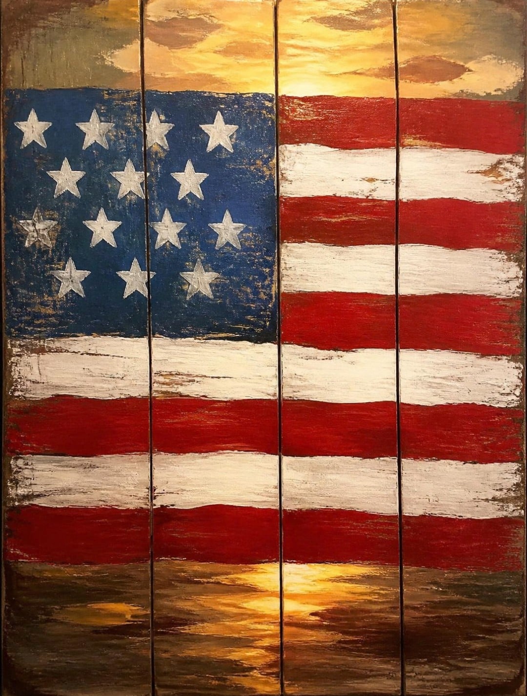 Home of the Brave painting