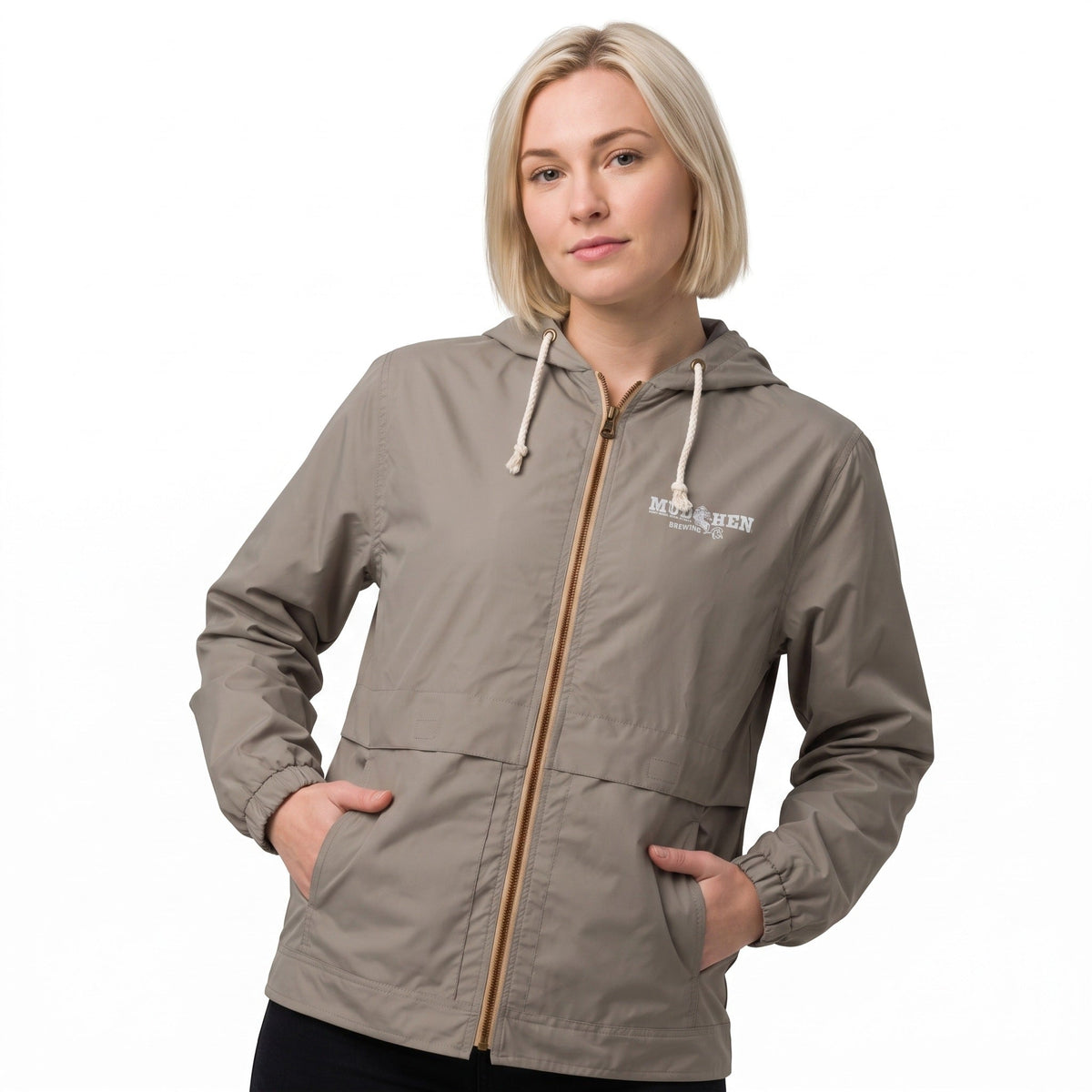 Rain Jacket - Khaki, front