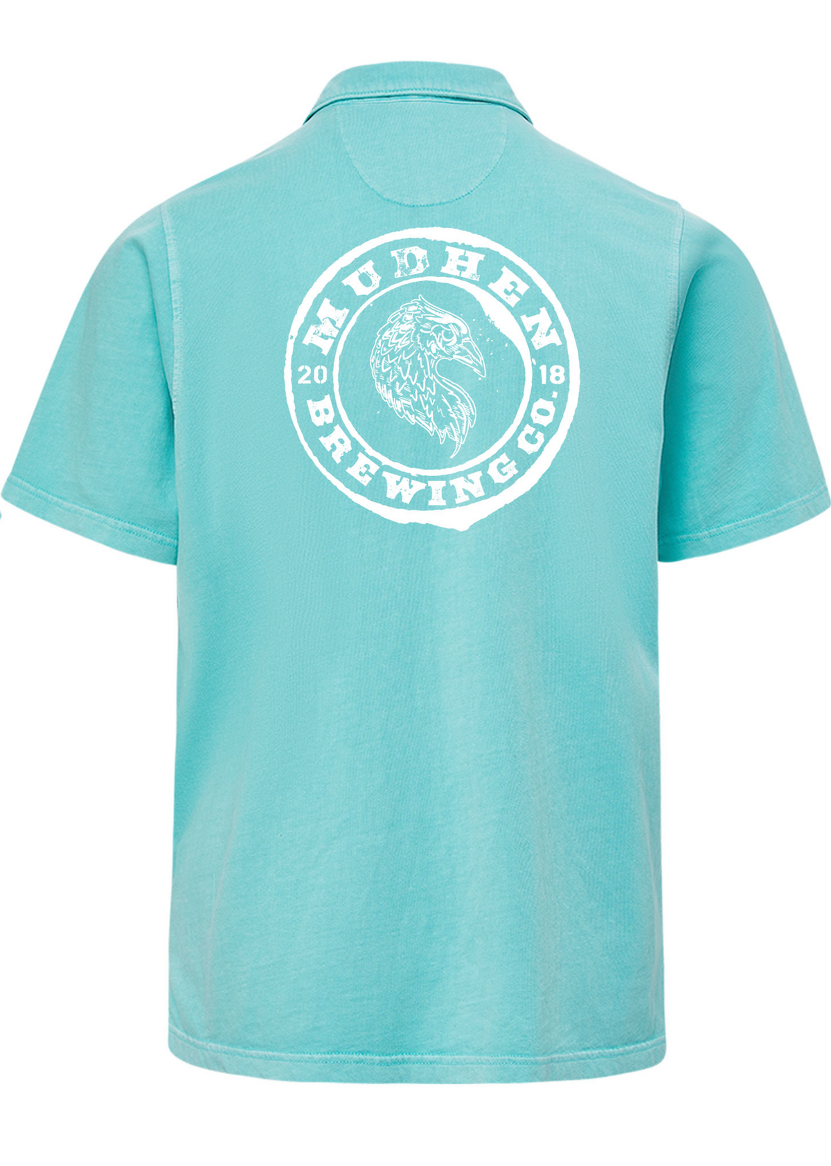 Vintage-Washed Polo - Barbados Blue