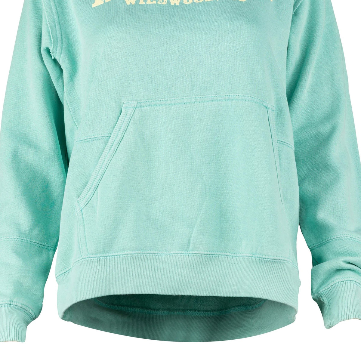 Women’s Crewneck Sweatshirt - Barbados Blue, closeup